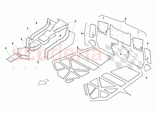 Part Diagram for Lamborghini 310148509