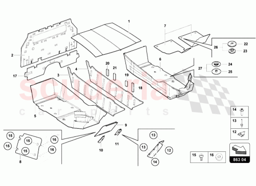 Part Diagram for Lamborghini 471864781