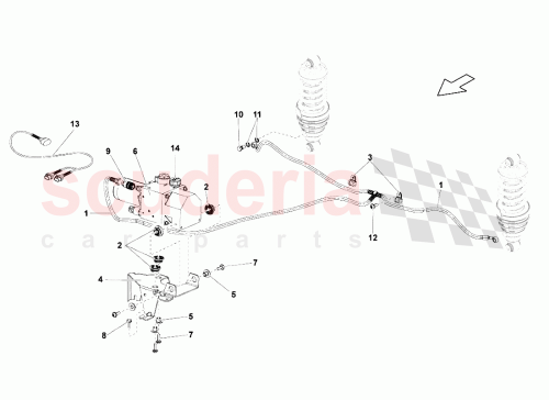 Part Diagram for Lamborghini 401412161A