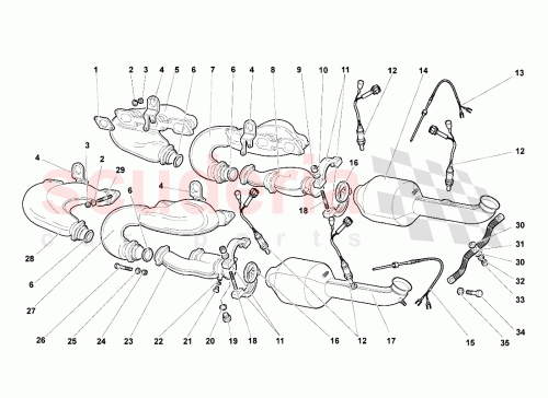 Part Diagram for Lamborghini WHT003028