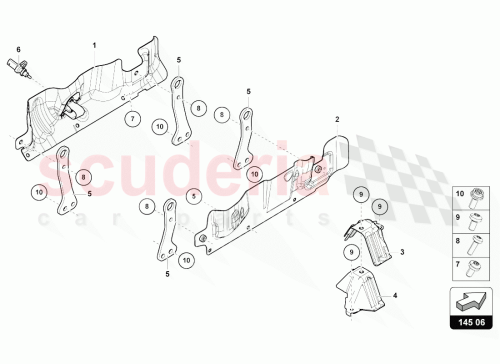 Part Diagram for Lamborghini 0P2119364G