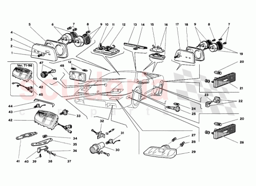 Part Diagram for Lamborghini 0076005463