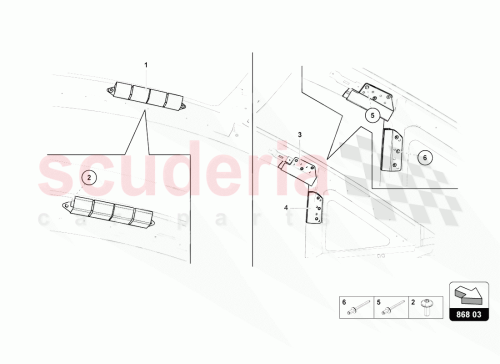 Part Diagram for Lamborghini 470809203A