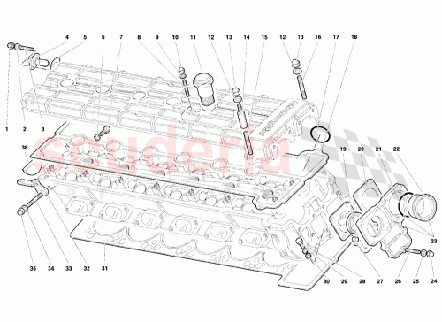 Part Diagram for Lamborghini 001132876