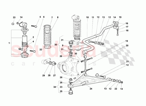 Part Diagram for Lamborghini 008101269