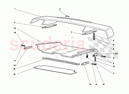 Part Diagram for Lamborghini 0097007404