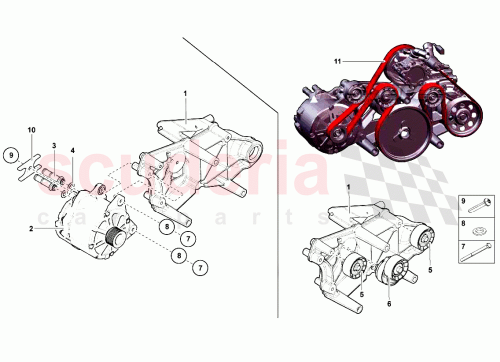 Part Diagram for Lamborghini 07C903015A