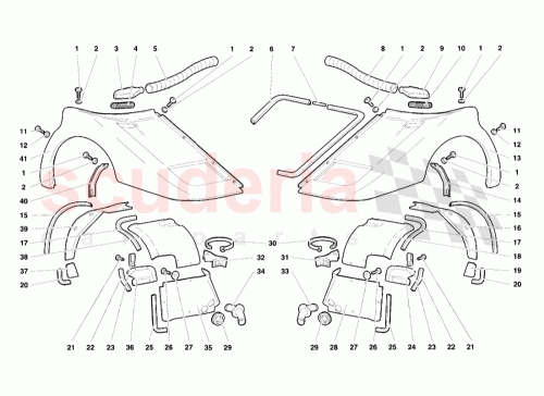 Part Diagram for Lamborghini 009411422