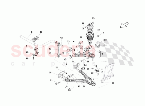 Part Diagram for Lamborghini 400412019BL