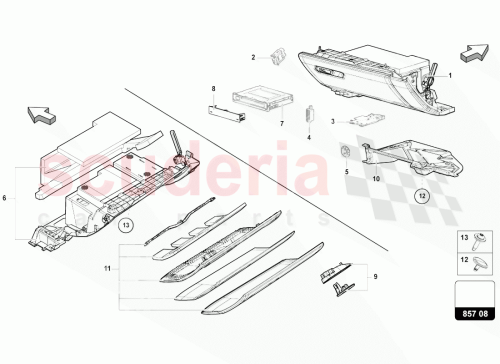 Part Diagram for Lamborghini 4ML857035A