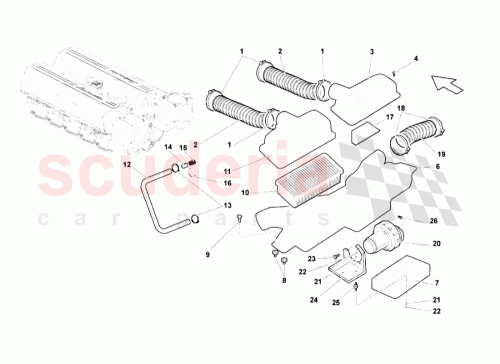 Part Diagram for Lamborghini 07L133919