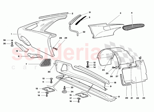 Part Diagram for Lamborghini 009953104
