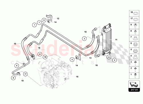 Part Diagram for Lamborghini 470511885A