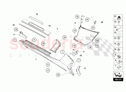 Part Diagram for Lamborghini 470814708