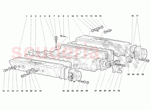 Part Diagram for Lamborghini 0013001063