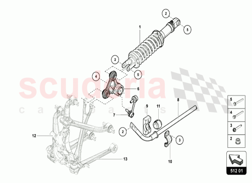 Part Diagram for Lamborghini 470505465C