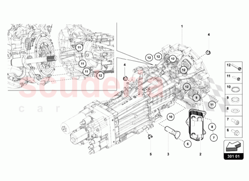 Part Diagram for Lamborghini 0B9525820