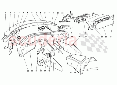 Part Diagram for Lamborghini 009414345