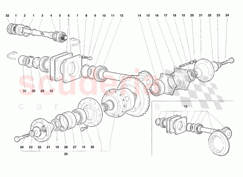 Part Diagram for Lamborghini 008410822