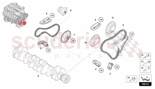 Part Diagram for Lamborghini 059109467AF
