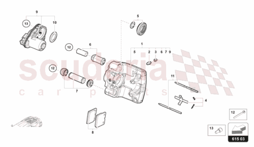 Part Diagram for Lamborghini 47B698479