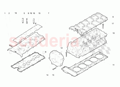 Part Diagram for Lamborghini 07L103064AA
