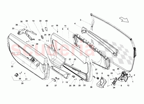 Part Diagram for Lamborghini 8P0947412