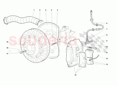 Part Diagram for Lamborghini 003113905