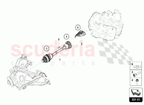 Part Diagram for Lamborghini 4H0301325A