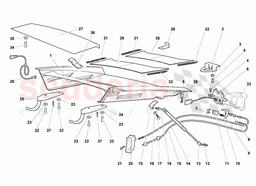 Part Diagram for Lamborghini 418827604
