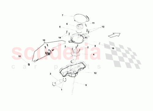 Part Diagram for Lamborghini 407809930D