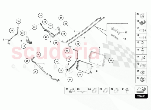 Part Diagram for Lamborghini 4S0816738C