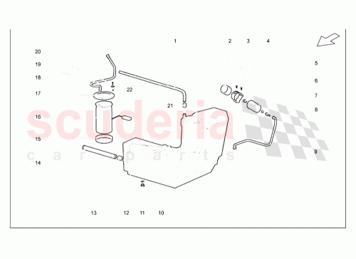 Part Diagram for Lamborghini 400201255