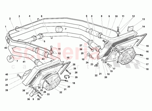 Part Diagram for Lamborghini 400121268