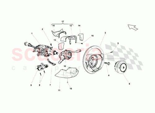 Part Diagram for Lamborghini 400419091BC