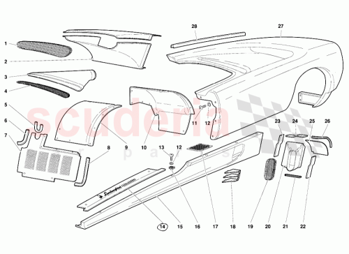 Part Diagram for Lamborghini 009453103