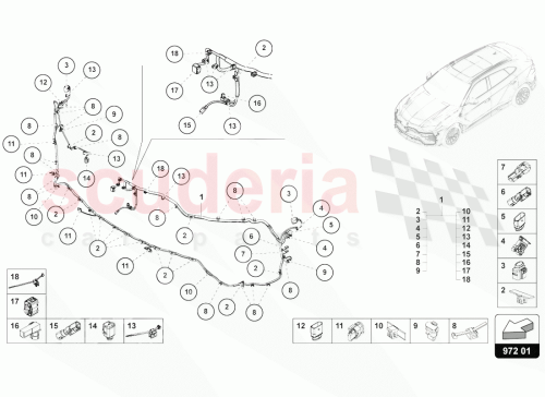 Part Diagram for Lamborghini 6X0973817A