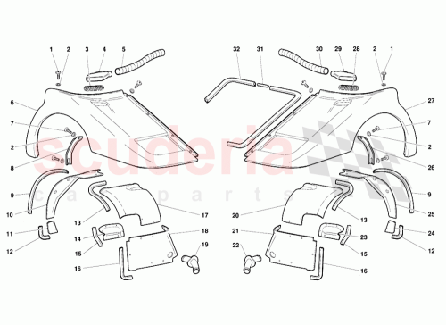 Part Diagram for Lamborghini 009409118