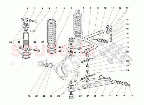 Part Diagram for Lamborghini 005131484