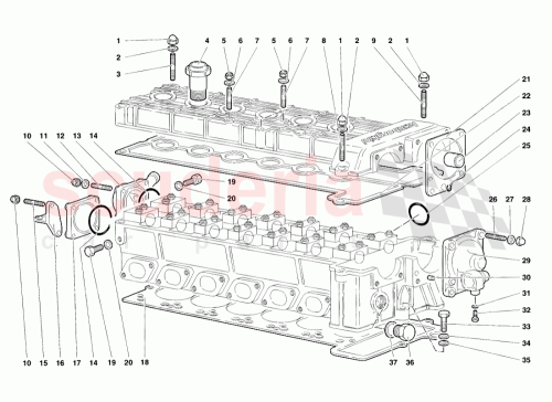 Part Diagram for Lamborghini 008600903