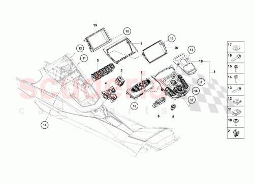 Part Diagram for Lamborghini 470820043