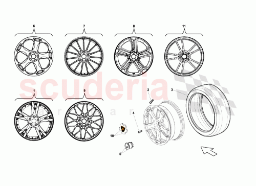 Part Diagram for Lamborghini 400601313P