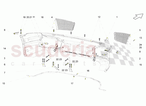 Part Diagram for Lamborghini 400945120B