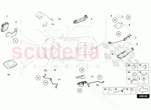 Part Diagram for Lamborghini 4T0971650D