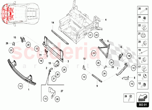 Part Diagram for Lamborghini N91104901