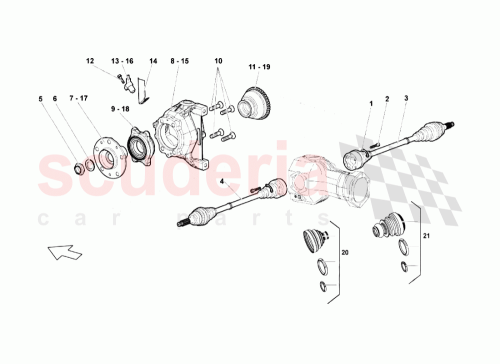 Part Diagram for Lamborghini WHT003312