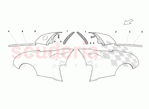 Part Diagram for Lamborghini 418821243