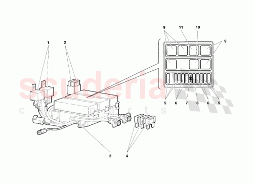 Part Diagram for Lamborghini 006038009