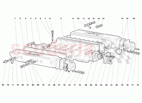Part Diagram for Lamborghini 001326316