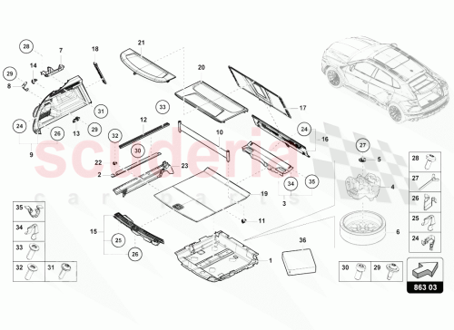 Part Diagram for Lamborghini 1K0867388